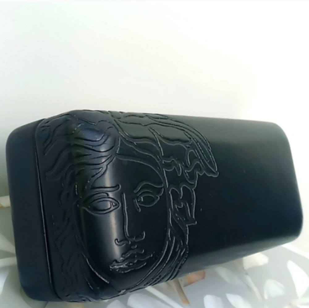 Vintage Versace Black Sunglasses Case - Picture 1 of 15